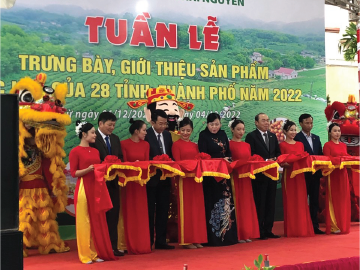 TQC tham gia Hội nghị xúc tiến thương mại và tuần lễ quảng bá sản phẩm tiêu biểu của HTX năm 2022 tại Thái Nguyên