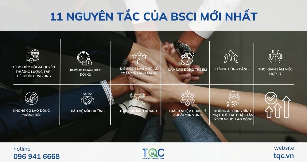 11 Nguyên Tắc Đánh giá BSCI