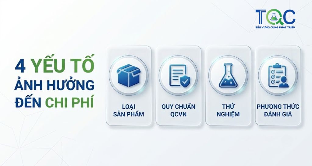 4 Yếu tố ảnh hưởng đến Chi phí chứng nhận hợp quy sản phẩm