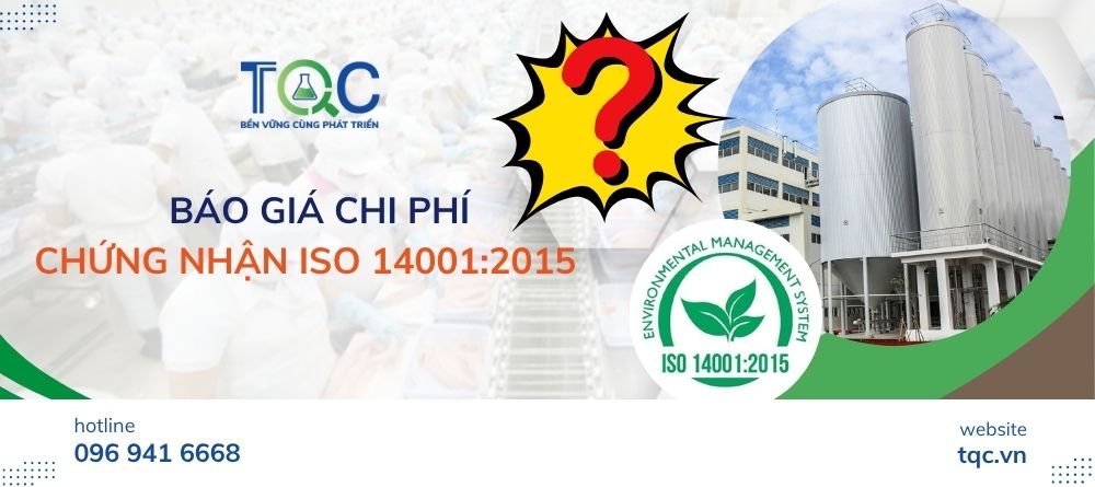 Báo giá chứng nhận iso 14001
