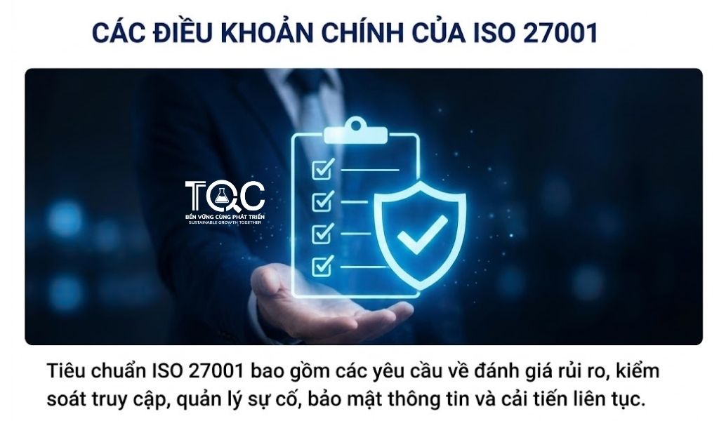Các điều khoản chính ISO 27001:2022