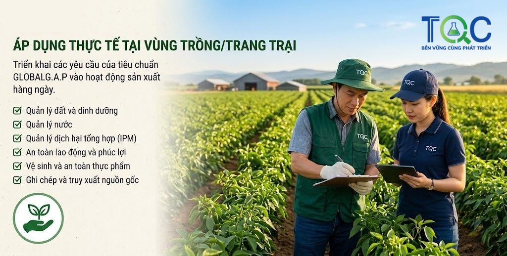 Ap dụng thực tế chứng nhận Global Gap