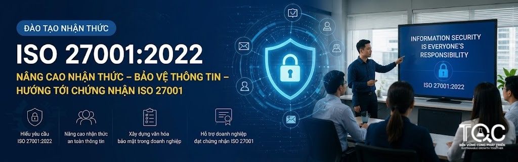 Đào tạo nhận iso 27001:2022