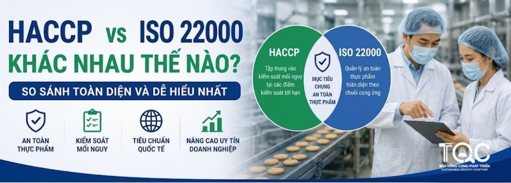 Haccp và ISO 2200 khác nhau như nào?