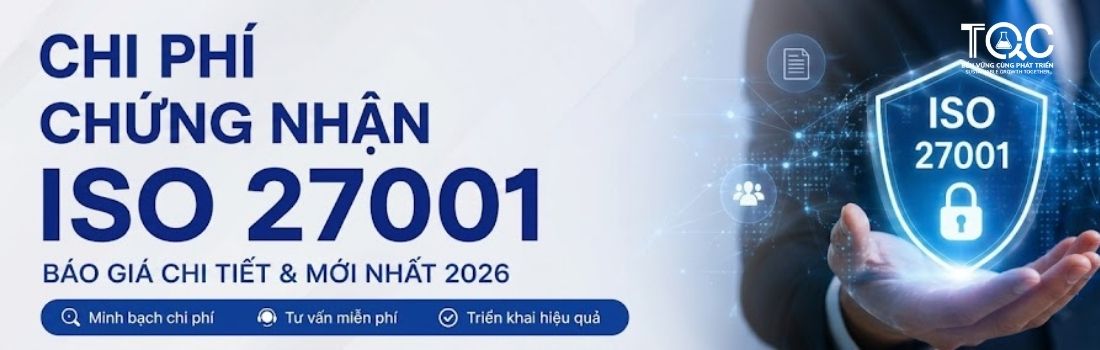 Chi phí chứng nhận ISO 27001 mới nhất