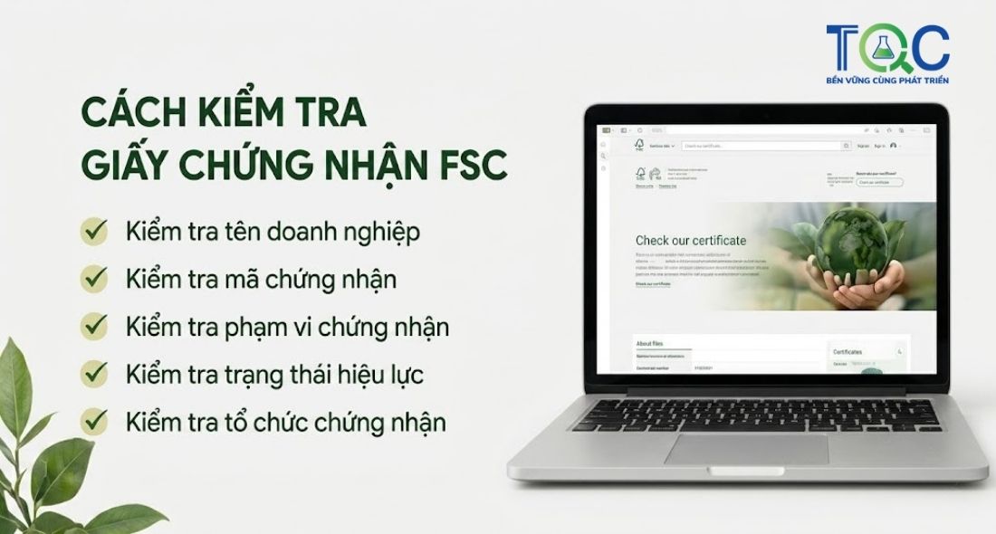Cách kiểm tra giấy chứng nhận FSC