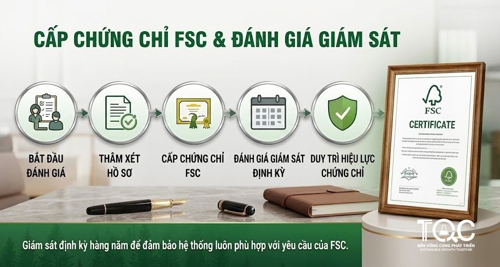 Cấp chứng chỉ fsc đánh giá giám sát