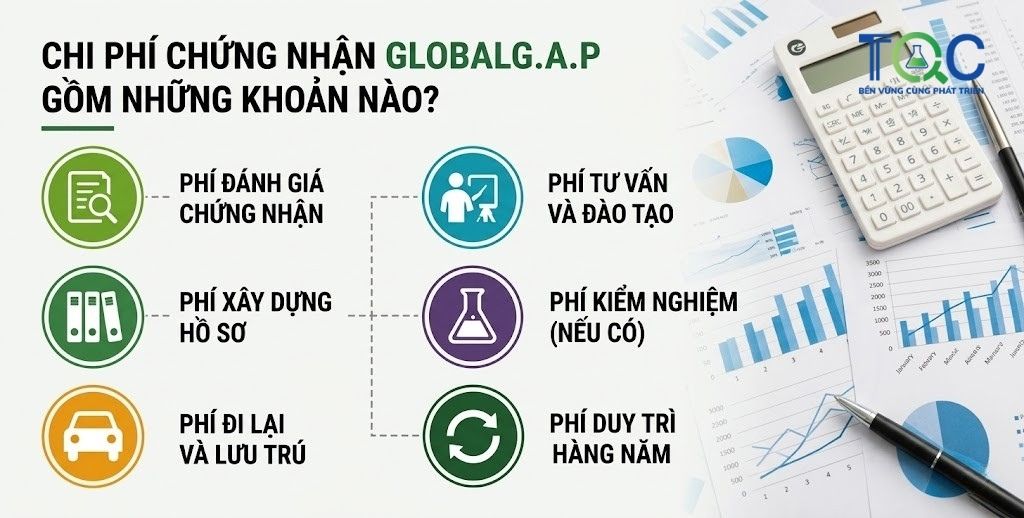 Chi phí chứng nhận Global Gap gồm