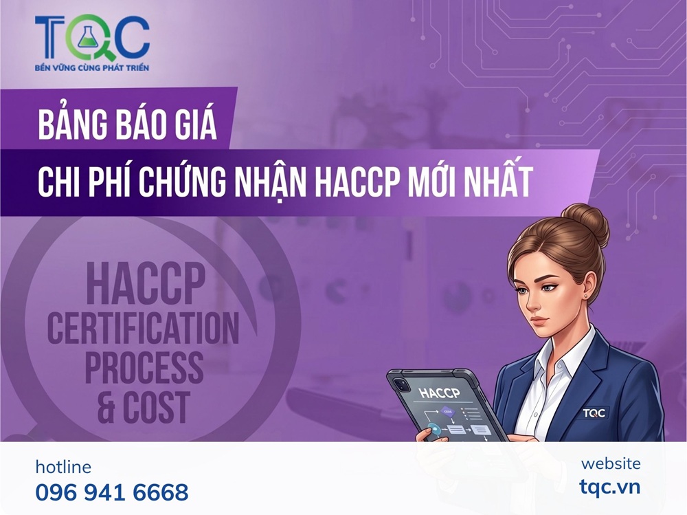 Chi phí chứng nhận haccp