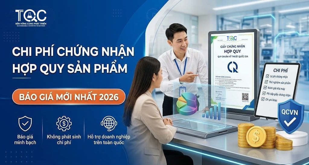 Chi phí chứng nhận hợp quy sản phẩm