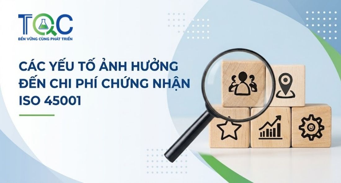 Các yếu tố ảnh hưởng đến Chi phí chứng nhận iso 45001