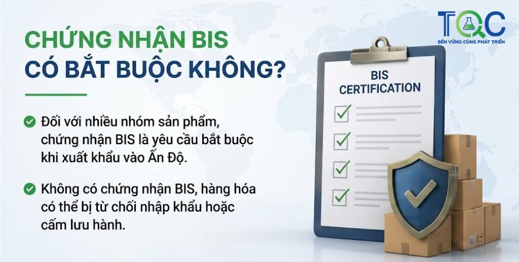 Chứng nhận BIS có bắt buộc không ?