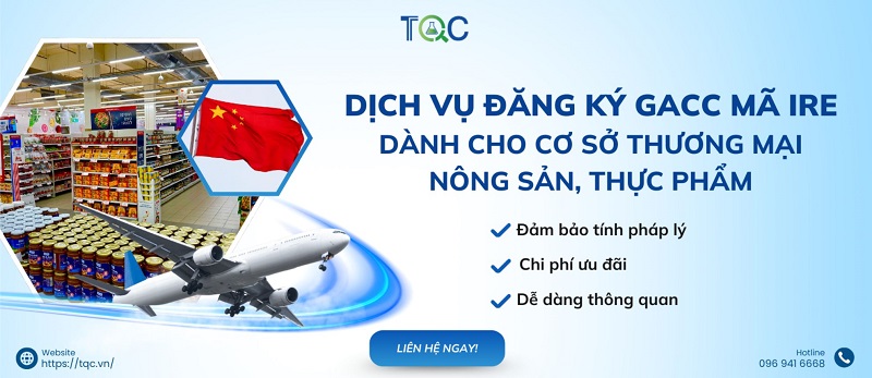 Tư vấn đăng ký Mã IRE năm 2022 | TQC -1