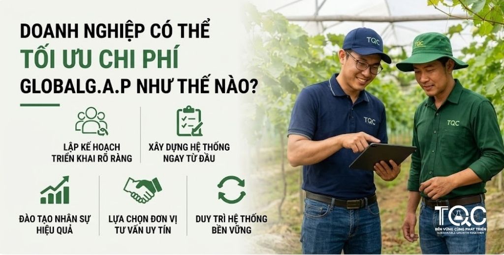 Doanh nghiệp tối ưu chi phí chứng nhận Global Gap