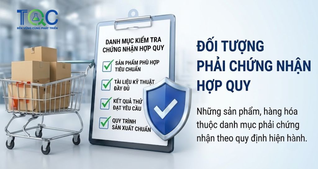 Đối tượng phải chứng nhận hợp quy sản phẩm