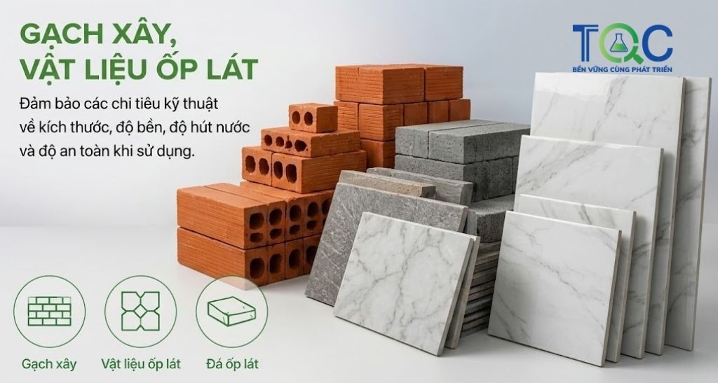 Gạch vật liệu xây dựng ốp lát phải làm chứng nhận hợp quy