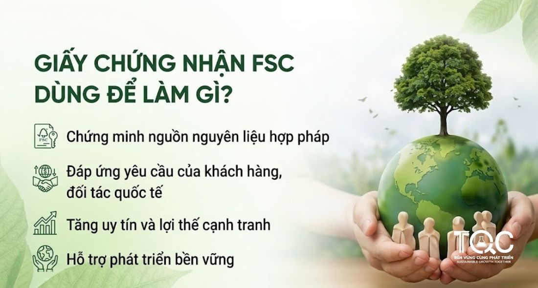 Giấy chứng nhận FSC dùng để làm gì?