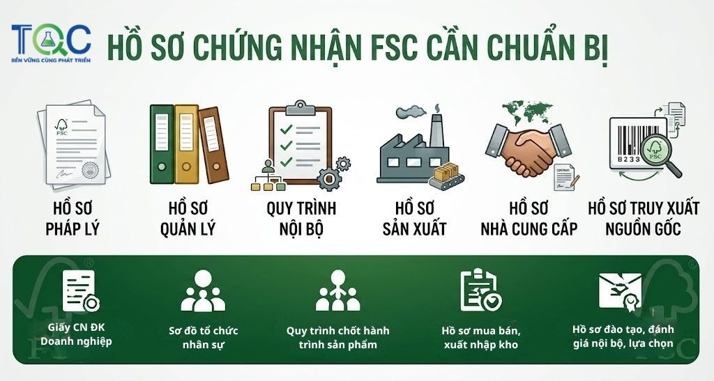 Hồ sơ chứng nhận fsc cần chuẩn bị
