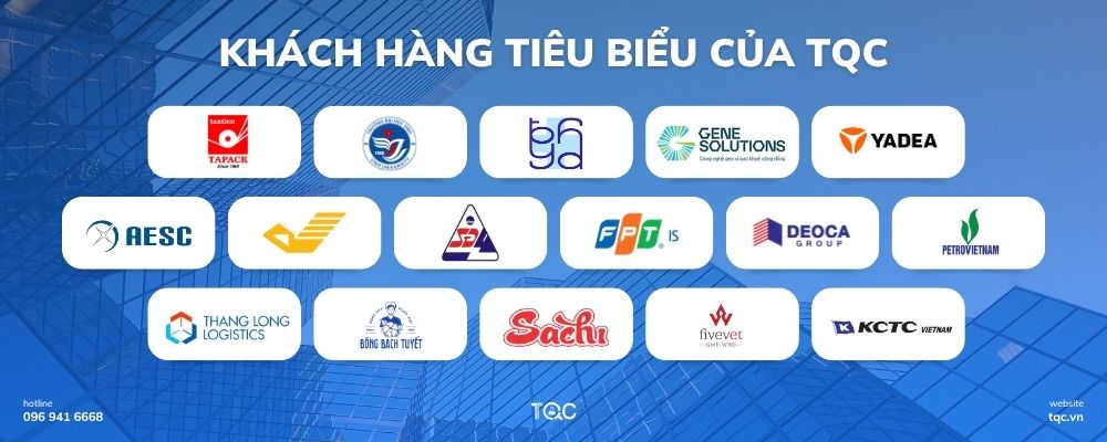 Khách hàng tiêu biểu chứng nhận iso 9001