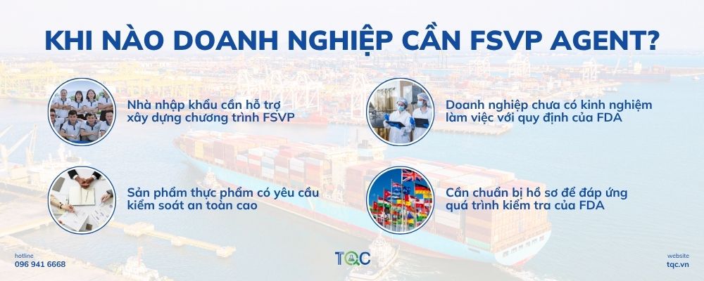 Khi nào doanh nghiệp cần FSVP Agent