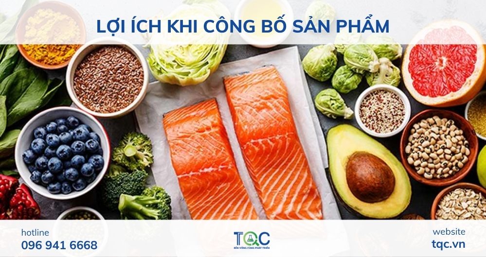 Lợi ích khi làm công bố thực phẩm