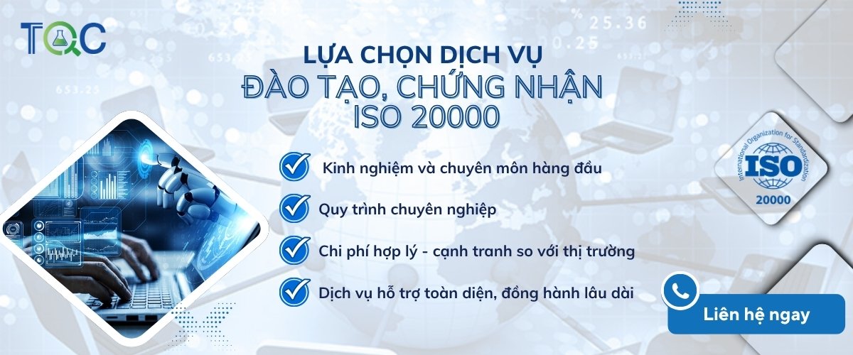 Lý do chọn TQC làm đào tạo,chứng nhận iso 20000