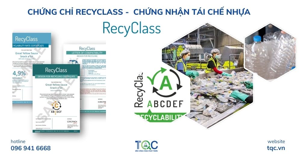 Mẫu chứng chỉ Recyclass 