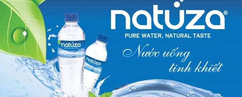 Sản phẩm nước uống đóng chai Natuza (nguồn: natuza.vn)