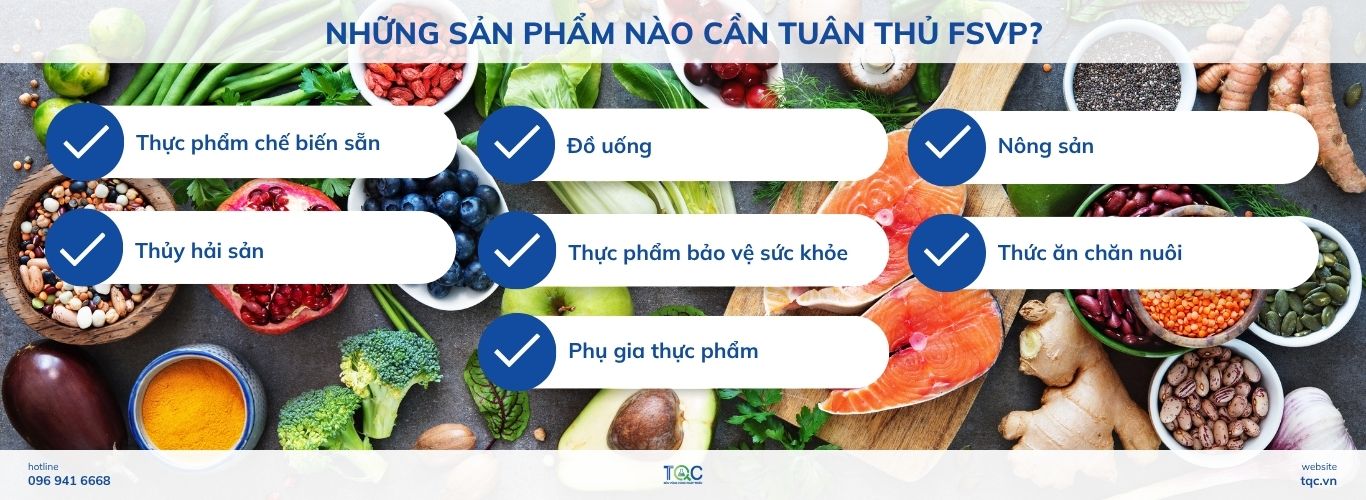 Những sản phẩm nào cần làm FSVP