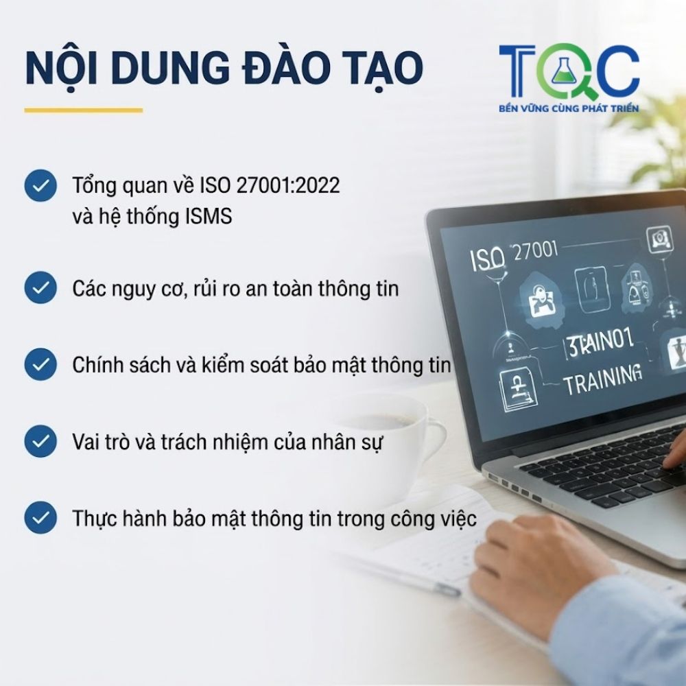 Nội dung đào tạo nhận thức iso 27001