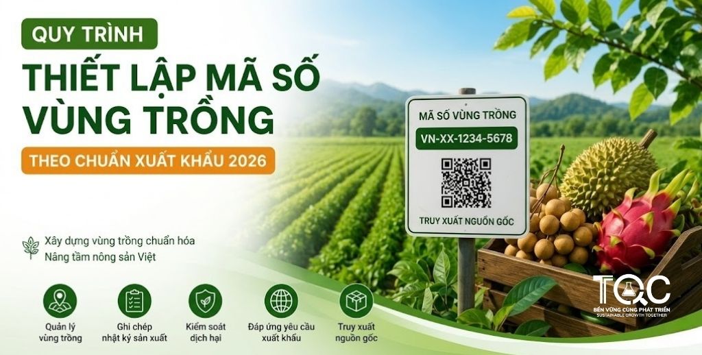 Quy trình thiết lập Mã số vùng trồng