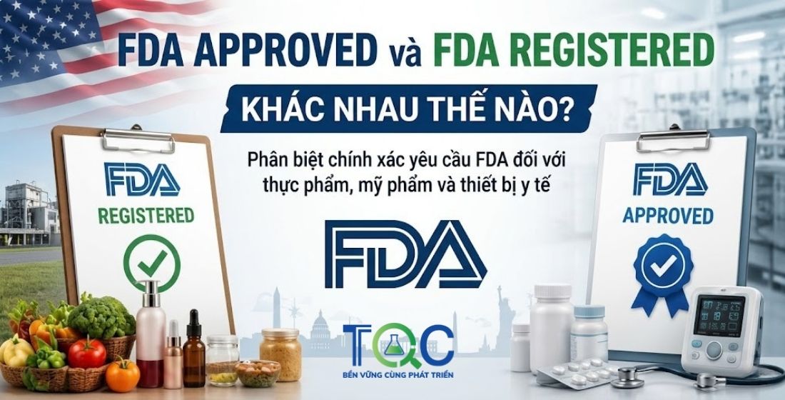 Sự khác nhau giữ FDA Approved và FDA Registerd