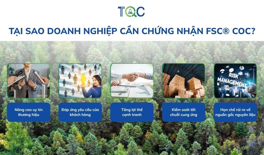 Tại sao doanh nghiệp cần chứng nhận FSC CoC