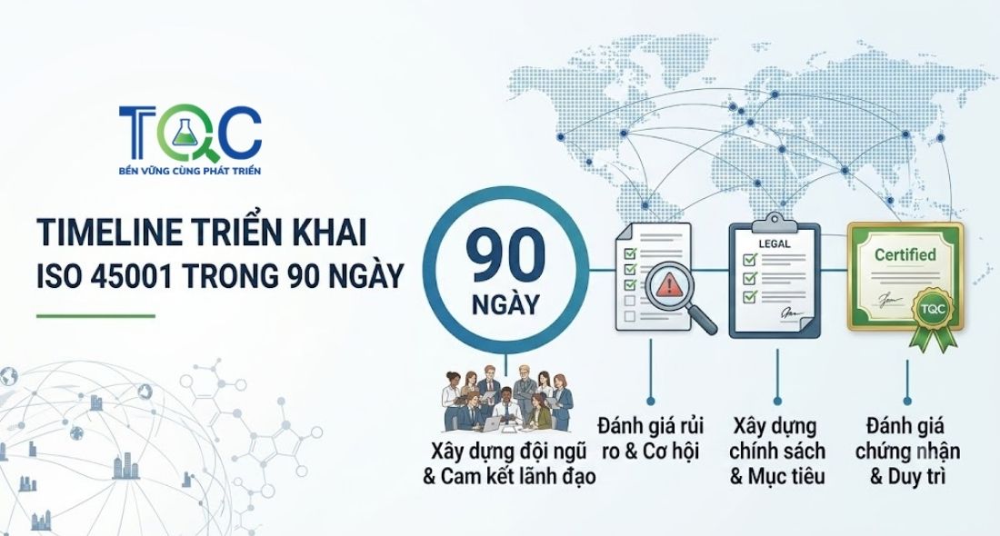 Timeline triển khai ISO 45001 mới nhất
