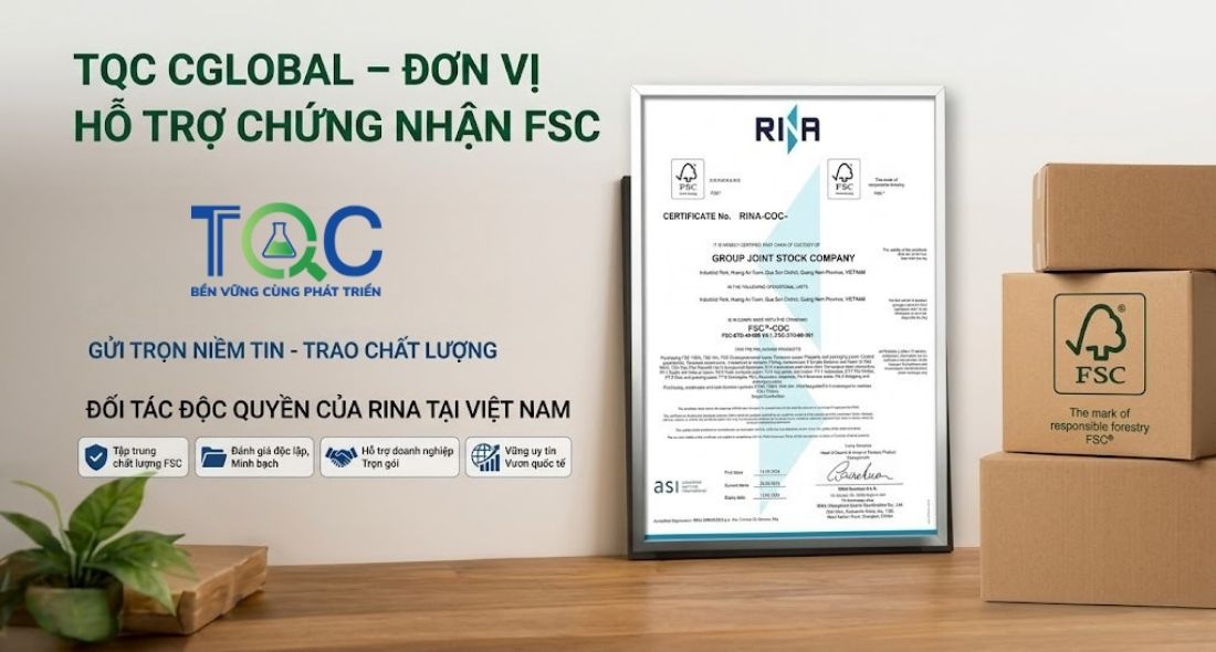 TQC CGLOBAL và RINA trong chứng nhận FSC
