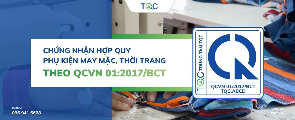 Chứng nhận hợp quy phụ kiện may mặc , thời trang