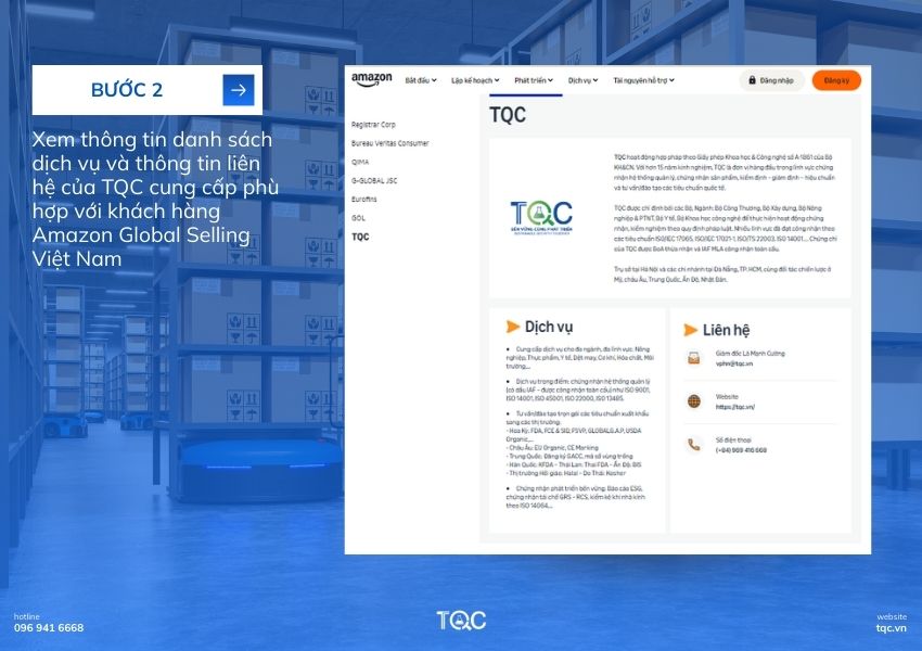TQC Chính Thức Trở Thành Đối Tác Chiến Lược Của Amazon Global Selling Việt Nam