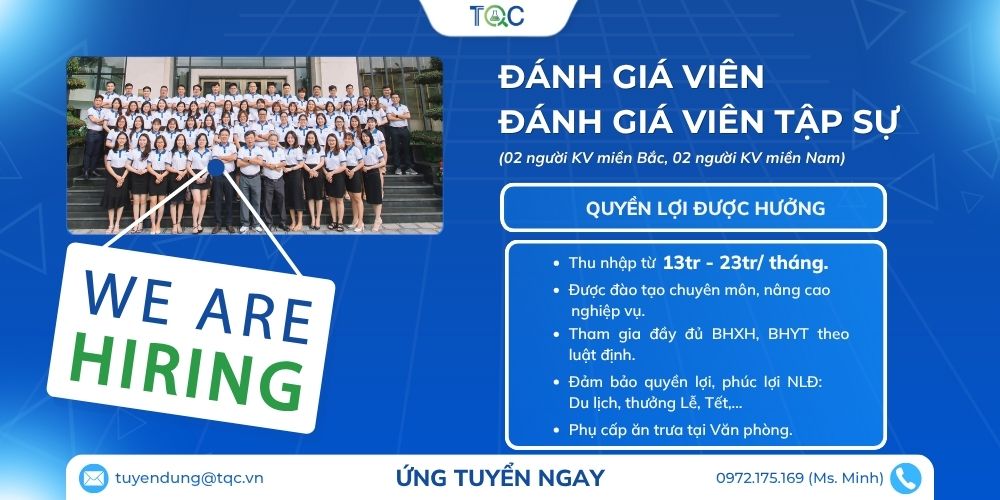 Tuyển dụng Đánh giá viên