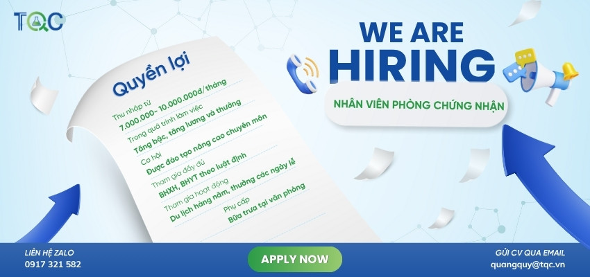 Tuyen dung nhan vien phong chung nhan