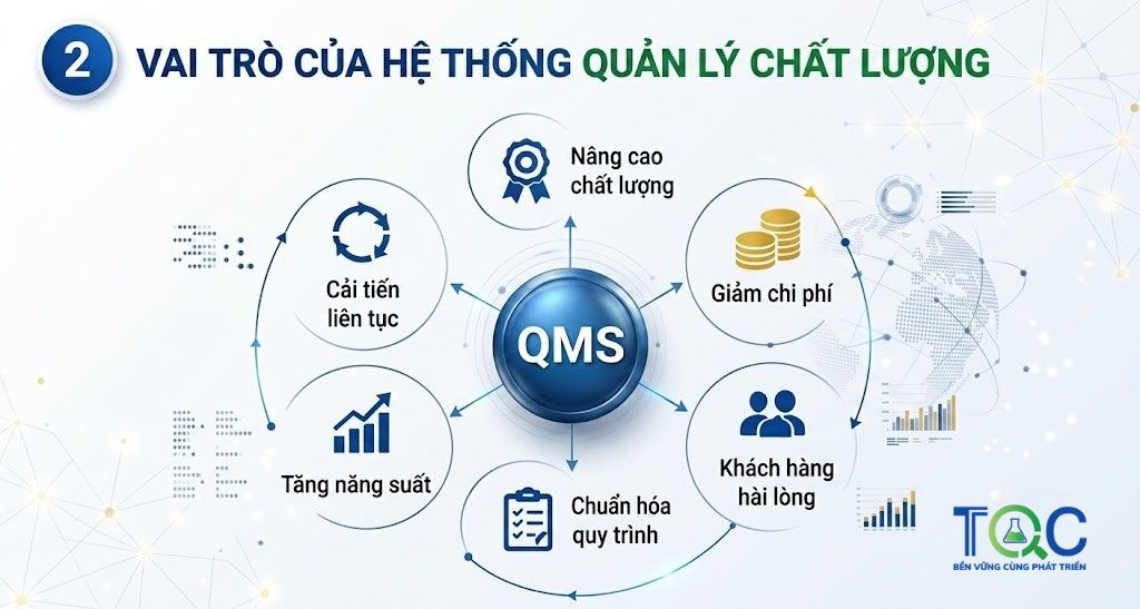 Vai trò hệ thống quản lý chất lượng QMS