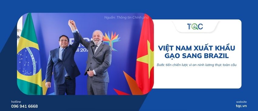 Việt Nam xuất khẩu gạo sang Brazil