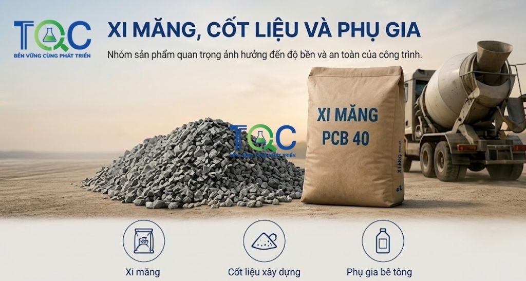 Xi măng vật liệu quan trọng phải làm chứng nhận hợp quy 