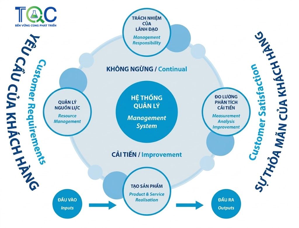 Mô hình hệ thống quản lý chất lượng | TQC CGLOBAL