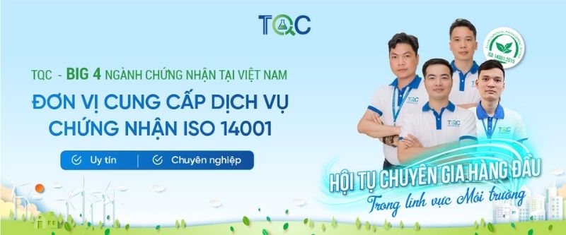 dịch vụ chứng nhận iso 14001