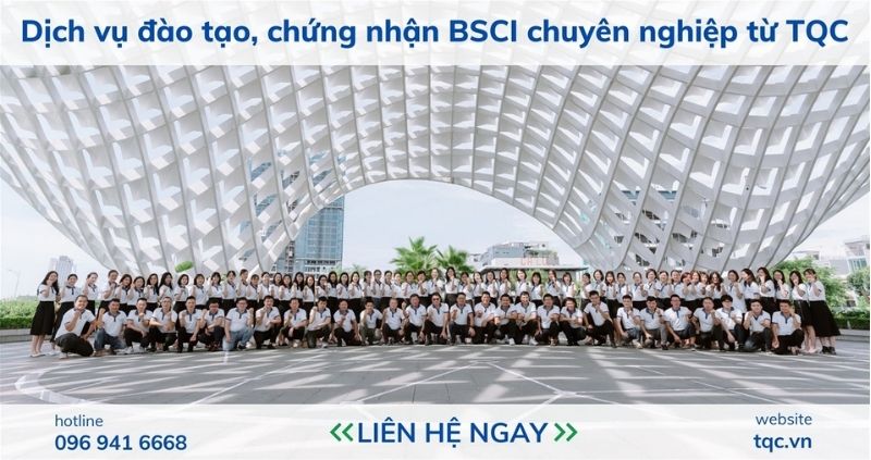 Dịch vụ đào tạo, chứng nhận BSCI
