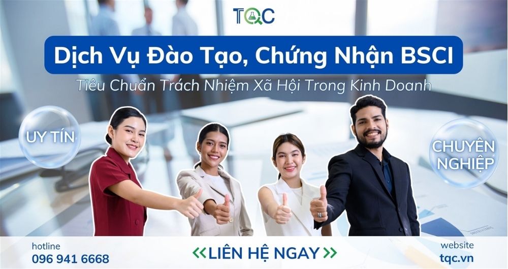 Dịch vụ đào tạo, chứng nhận BSCI