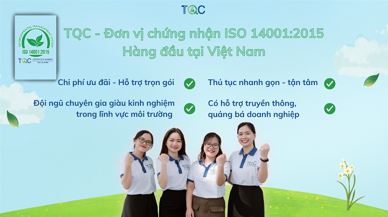 Đơn vị chứng nhận iso 14001 hàng đầu tại Việt Nam