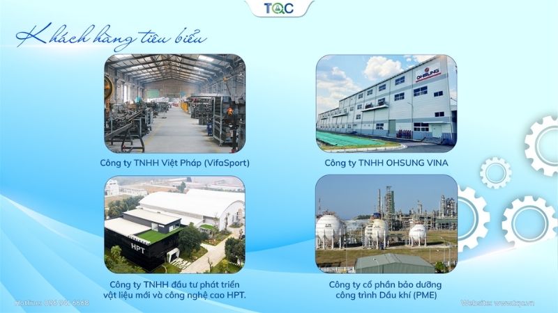 Khách hàng tiêu biểu chứng nhận iso 45001