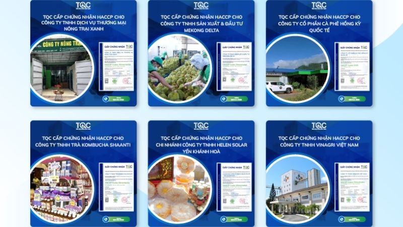 Đối tượng cần có chứng nhận HACCP