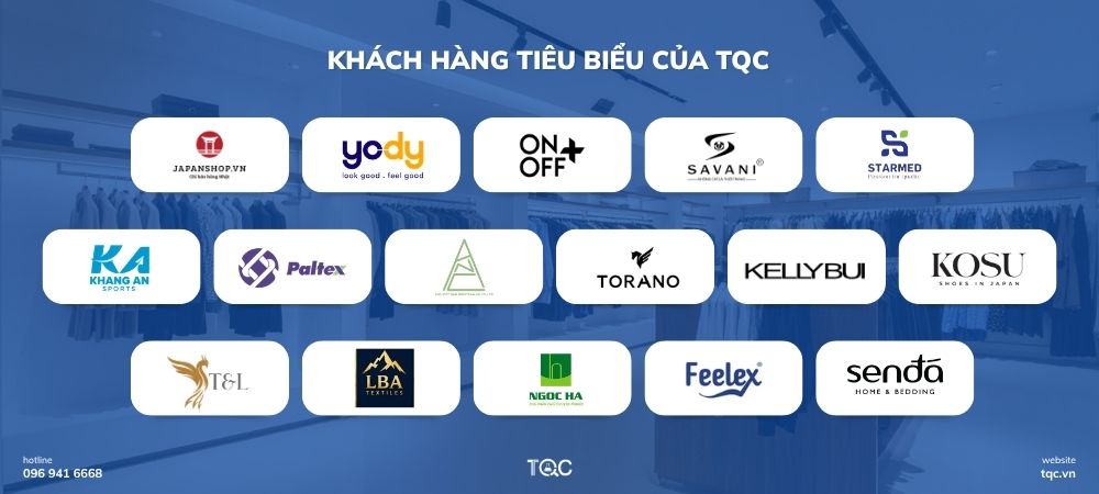 Khách hàng tiêu biểu đã chứng nhận hợp quy dệt may tại TQC CGLOBAL